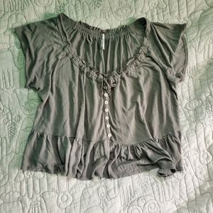 Free People Babydoll Tee